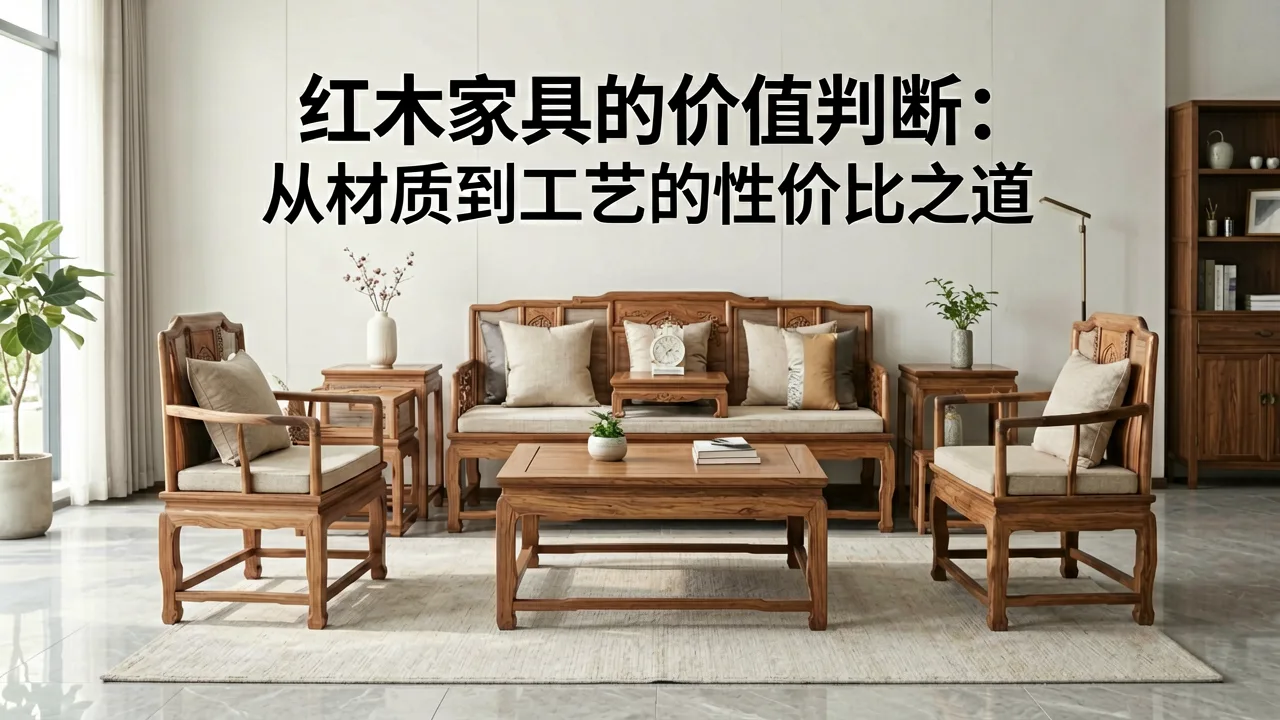 红木家具的价值判断：从材质到工艺的性价比之道