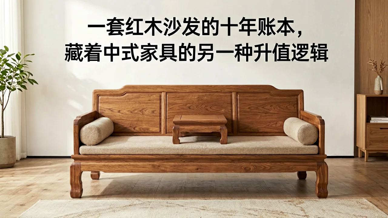 一套红木沙发的十年账本，藏着中式家具的另一种升值逻辑